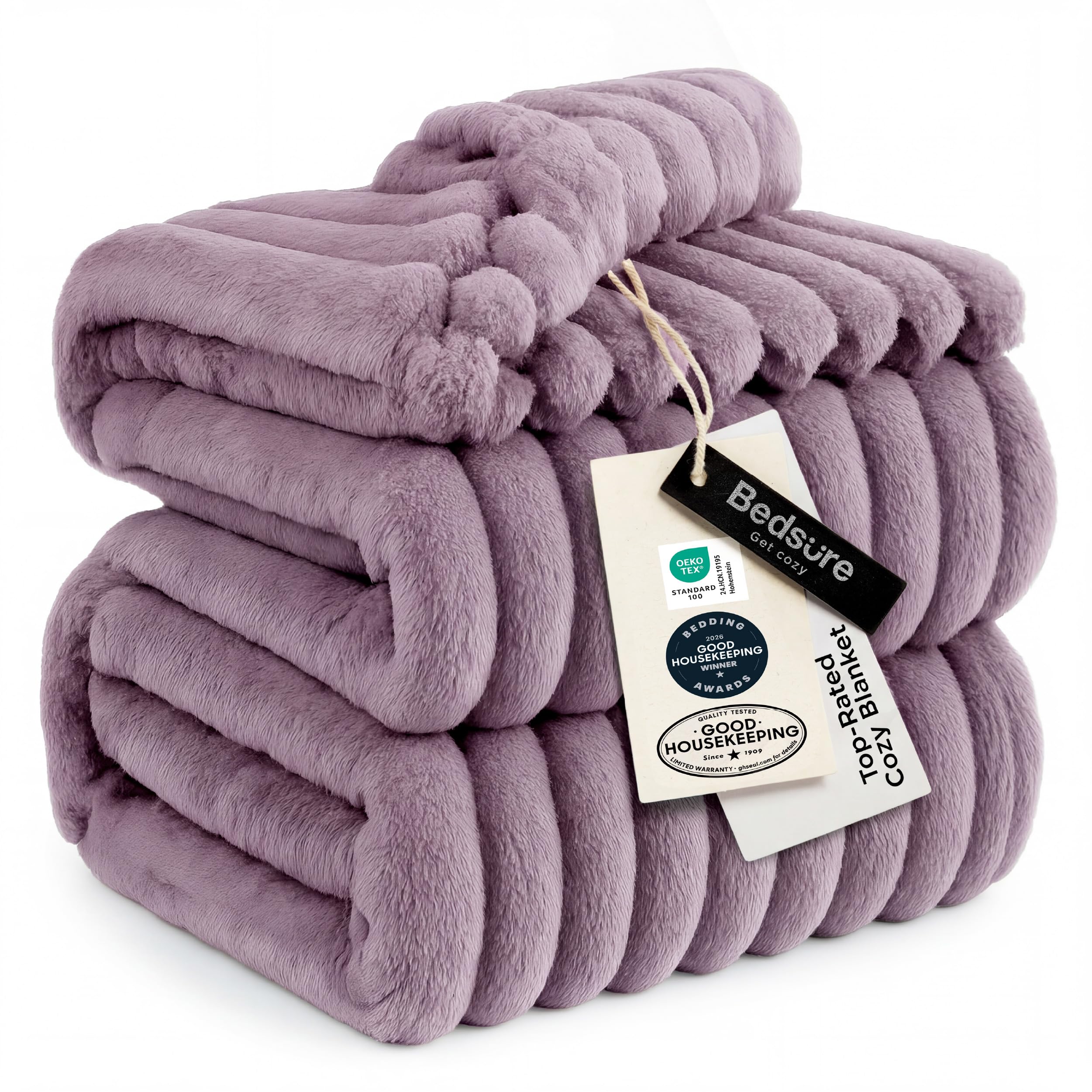 Bedsure GentleSoft Pink Throw Blanket for Couch - Birthday Gifts for Teenage Girls Sister Women Teacher Graduation Gifts, Cozy Cute Fleece Bed Throw Blanket, Coral Pink Room Home Decor, 50x60 Inches