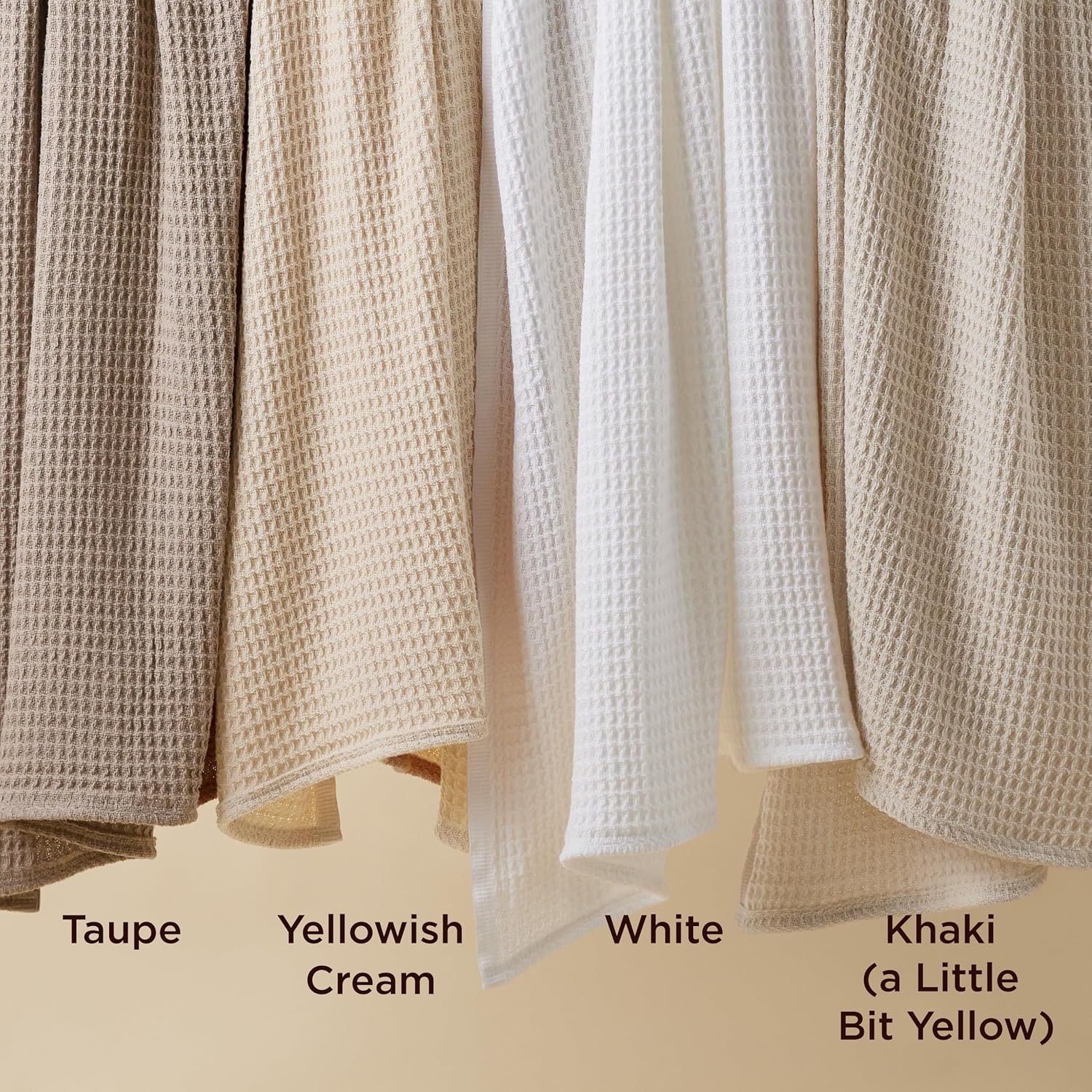 Bedsure Gentlesoft 100% Cotton Blanket Twin XL Size for College Dorm - Cooling Breathable and Soft for Summer, Waffle Weave Twin Blanket for Bed, Dorm Room Essentials, White, 66x90 inches