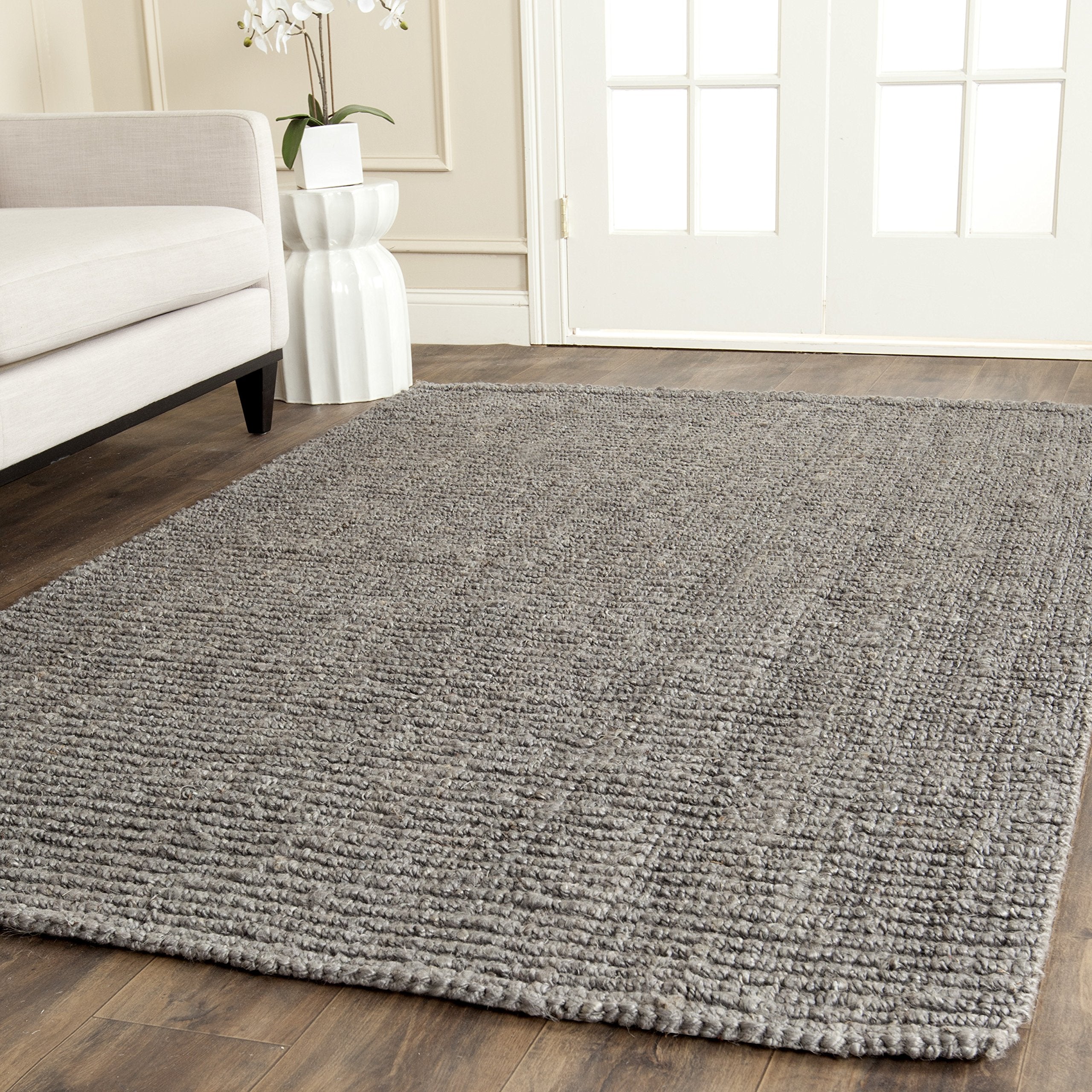 SAFAVIEH Natural Fiber Collection Runner Rug - 2'6" x 6', Natural Brown, Handmade Jute, Farmhouse Style, Chunky Textured Thick Pile (NF447A)