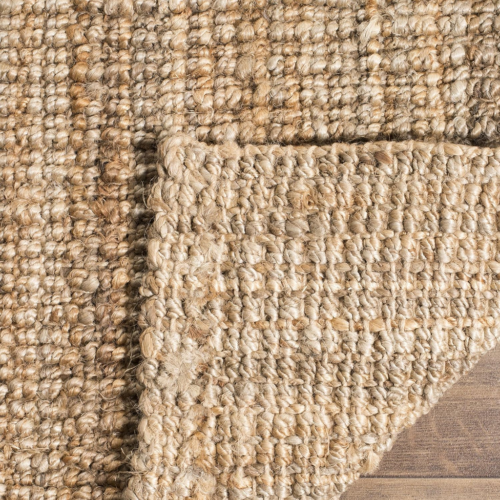 SAFAVIEH Natural Fiber Collection Runner Rug - 2'6" x 6', Natural Brown, Handmade Jute, Farmhouse Style, Chunky Textured Thick Pile (NF447A)